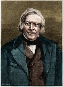 Portrait of Jules Michelet, French historian and writer by Unknown artist
