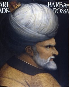 Portrait of Khayr Al-Din Barbarossa, founder with his brother of the Regency of Algiers by Unknown artist