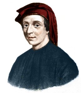 Portrait of Leonardo Fibonacci, Italian mathematician by Unknown artist