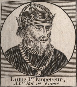 Portrait of Louis I the Pious by Unknown artist