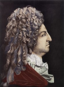Portrait of Louis XIV - wax medallion, King