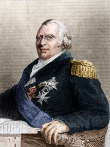 Portrait of Louis XVIII (1755 - 1824), King of France