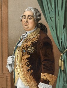 Portrait of Louis XVI (1754 - 1793), King of France after “Hombres y Mujeres Celebres”. Barcelona 1877.