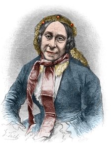 Portrait of Madame Desbordes Valmore (Marceline Felicite Josephine Desbordes-Valmore) by Unknown artist