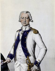 Portrait of Marquis de Lostanges, Captain in the Forez Regiment in 1786