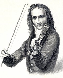Portrait of Niccolò Paganini (1782-1840)