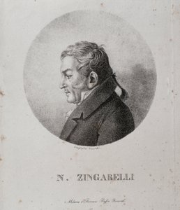 Portrait of Nicola Antonio Zingarelli by Unknown artist