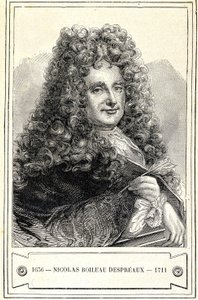 Portrait of Nicolas Boileau Despreaux, Engraving