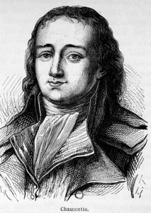 Portrait of Pierre Gaspard Chaumette (1763-1794), French politician, member of the Cordeliers Club and prosecutor - syndic of the Insurrectional Commune of Paris. He was arrested and guillotined with host extremists