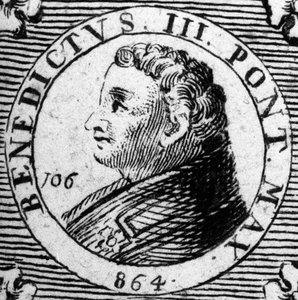 Portrait of Pope Benedict III