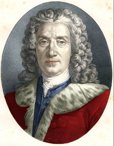 Portrait of Prosper Jolyot, Sieur De Crais-Billon, dit Crébillon (father) (1674 - 1762) French Playwright