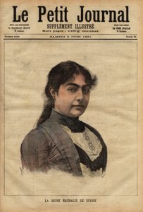 Portrait of Queen Nathalie of Serbia