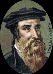 Portrait of Robert Estienne (1503-1559), French printer by Unknown artist