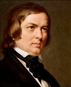 Portrait of Robert Schumann, German Composer