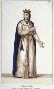 Portrait of Ultrogothe, Queen of France and Wife of Childebert I by Unknown artist