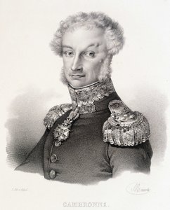 Portrait of Viscount Pierre Jacques Etienne Cambronne, French General by Unknown artist