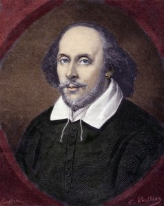 Portrait of William Shakespeare, English Playwright by Unknown artist