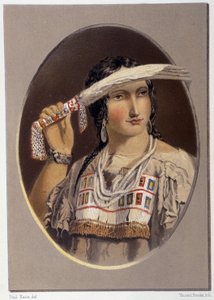 Portrait of a Mixed Indian - in 