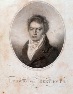 Portrait of German Composer Ludwig van Beethoven (1770-1827)