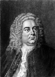 Portrait of the English composer of German origin George Frederick Handel (Georg Friedrich Handel) by Unknown artist