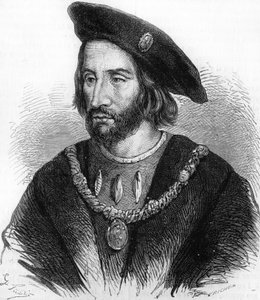 Portrait of the French Admiral Bonnivet and chief of the army of Francois 1st