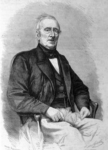 Portrait of the French Poet Alphonse de Lamartine