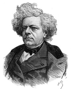 Portrait of the French writer Michel Masson (1800-1883) engraving of 1883 by Unknown artist