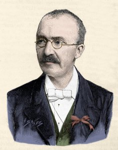 Portrait of the German Archeologist Heinrich Schliemann (1822-1890) by Unknown artist