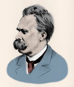 Portrait of Friedrich Nietzsche (1844-1900), German Philosopher by Unknown artist