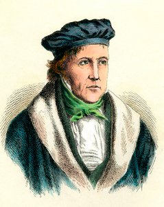 Portrait of the German philosopher Georg Wilhelm Friedrich Hegel (1770-1831)