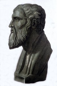 Portrait of the Greek philosopher Zenon of Elea (495 BC - 430 BC). by Unknown artist