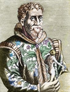 Portrait of the Italian painter Michelangelo Buonarroti known as Michelangelo by Unknown artist