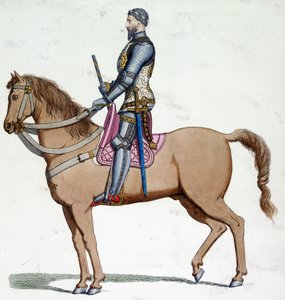 Portrait on Horseback of Bernabo Visconti (1319-1385), Lord of Milan