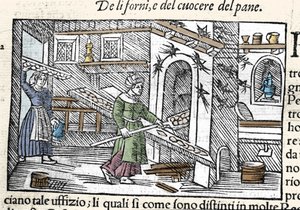 Preparation and Baking of Bread in an Oven by Unknown artist