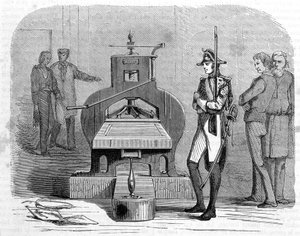 Press printing in 1818