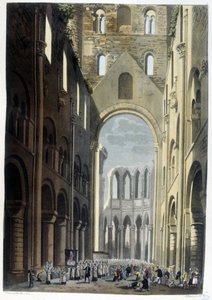 Procession in the Abbey of Jumieges - in 