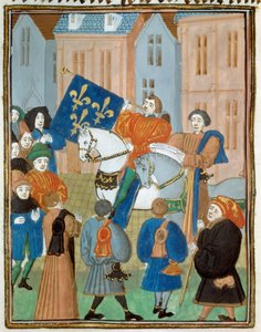 Proclamation of Peace in Reims on 2 October 1435 after the Signing of the Treaty of Arras between King Charles VII and the Duke of Burgundy Philip III the Good Ending the Civil War between the Armagnacs and the Burgundians