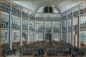 Protestant Church of Charenton, from Liber Amicorum, Spira by Unknown artist
