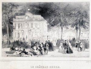 Reception in front of the red castle by Unknown artist