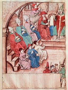 Representation of the Council of Constance between 1414 and 1418