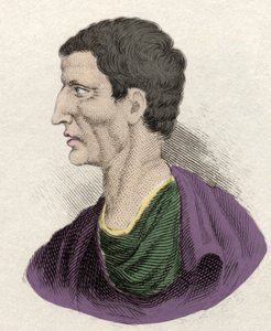 Representation of the Roman politician Lucius Cornelius Sulla (138-68 BC). Engraving of the 19th century