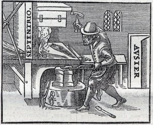 Reproduction of the engraving of the work dating from 1600 