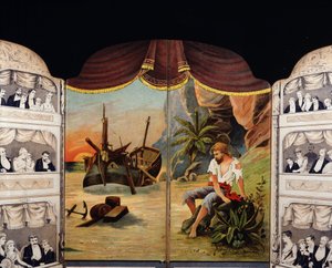 Robinson Crusoe - Cover of the Book by Daniel Defoe (1660 - 1731)