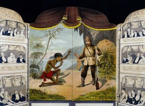 Robinson Crusoe meets Friday
