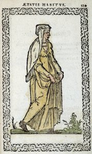 Roman Woman - in "Habits et effigies" by Jean Slupérino by Unknown artist