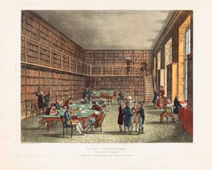 Royal Institution Library by Unknown artist