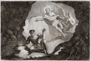Royaumont Bible, New Testament: Resurrection (illustration from 1811)