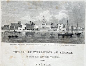 Saint-Louis, Capital of French Establishments in Senegal - in 