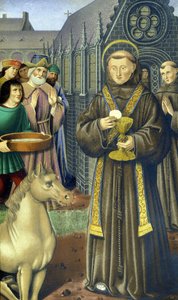 Saint Anthony of Padua - according to the Book of Hours of Anne of Brittany by Unknown artist