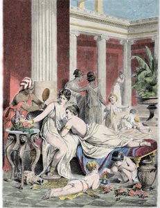 Sappho and her companions